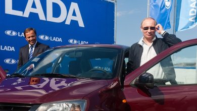 Путин и Lada Granta